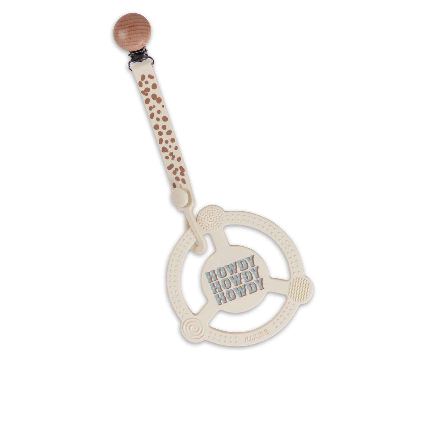 Howdy Partner Silicone Teether Ring
