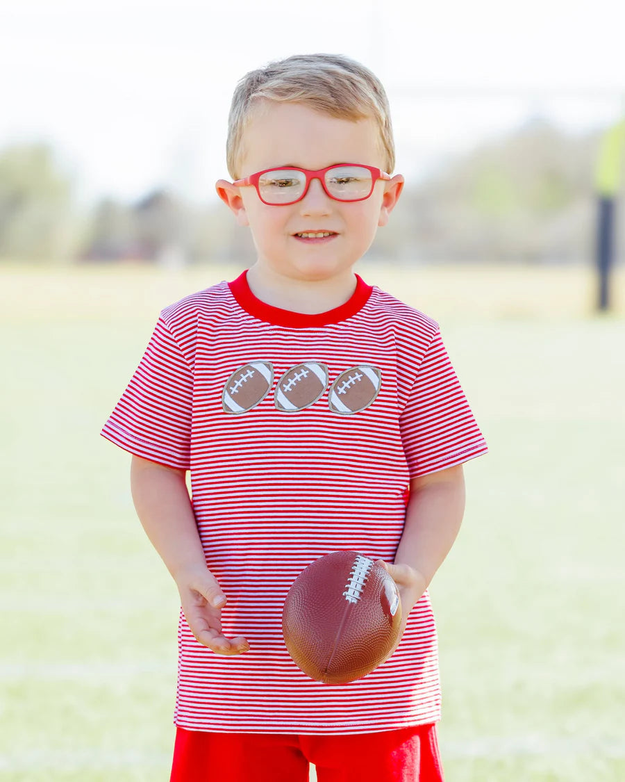 Striped Football T-Shirts