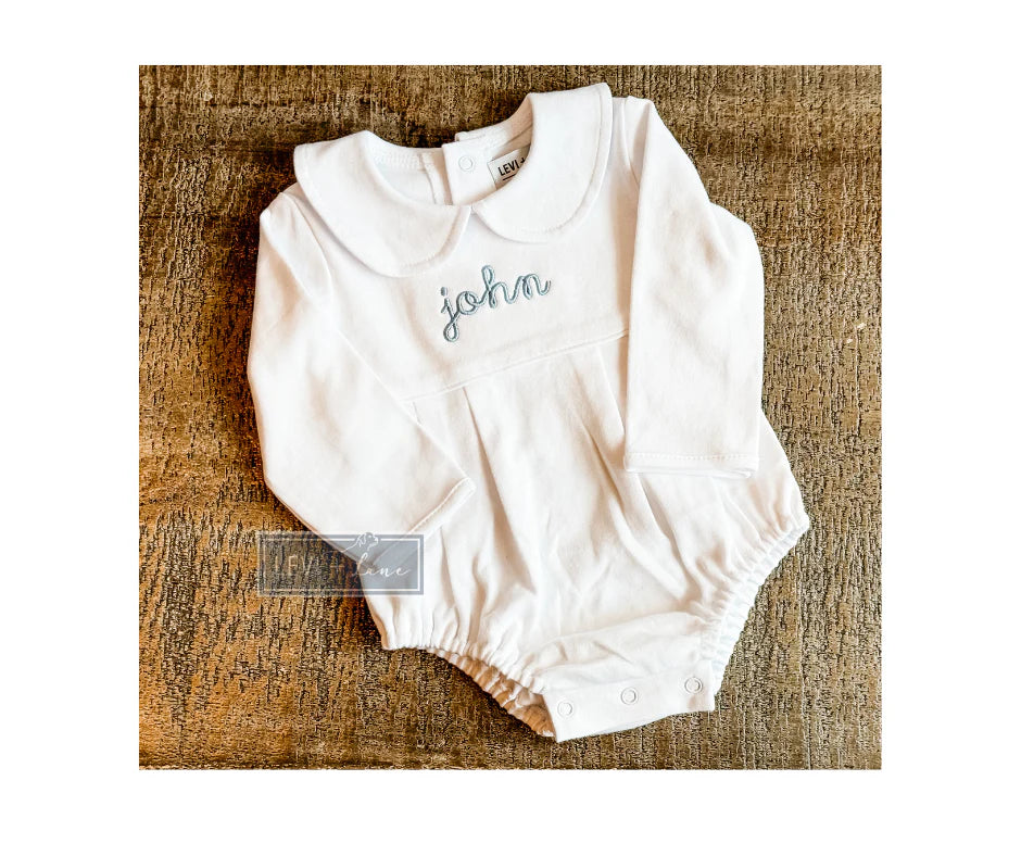 Collared Cotton Bubble - Embroidery Included