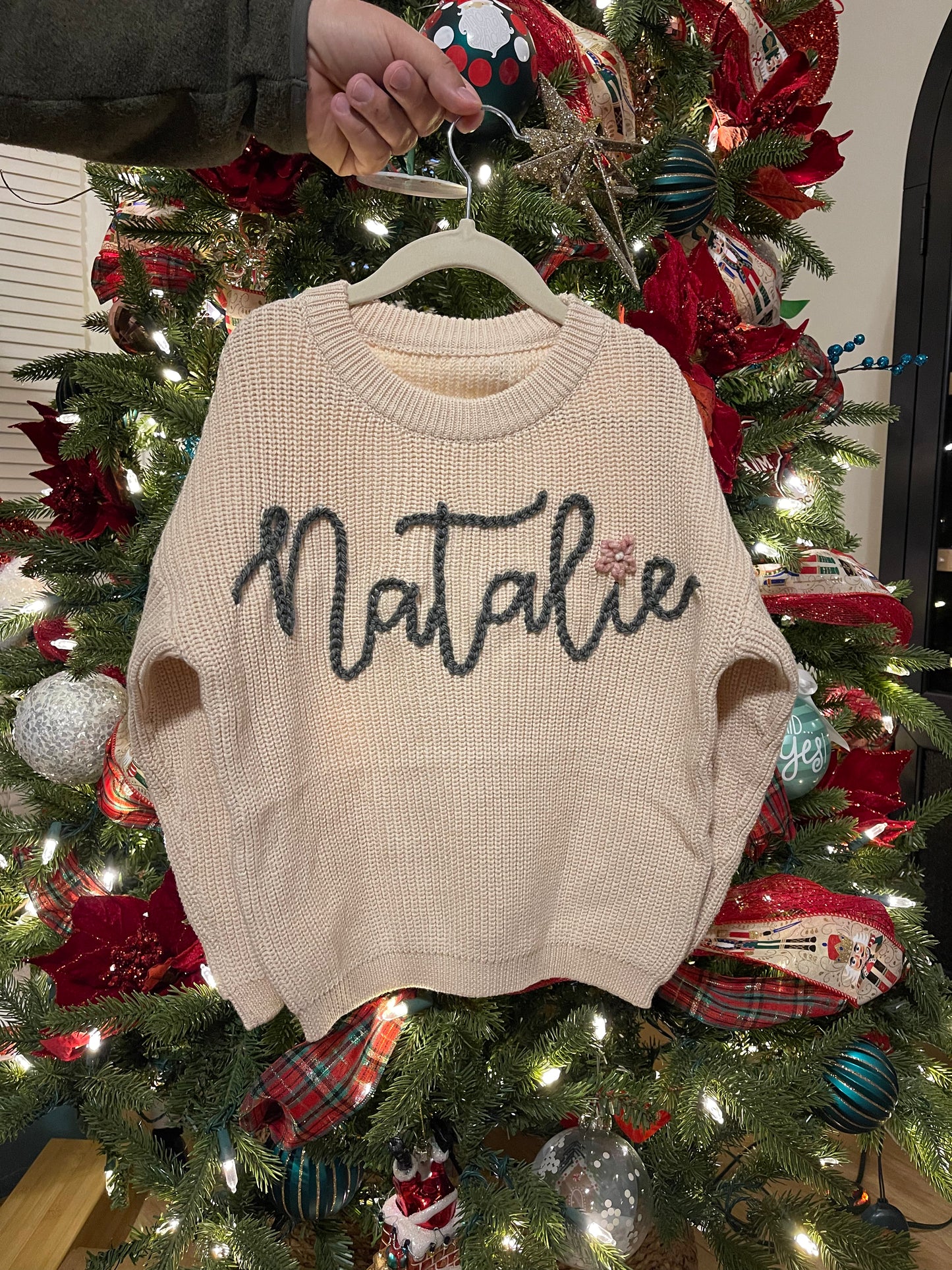 Hand Embroidered Sweater