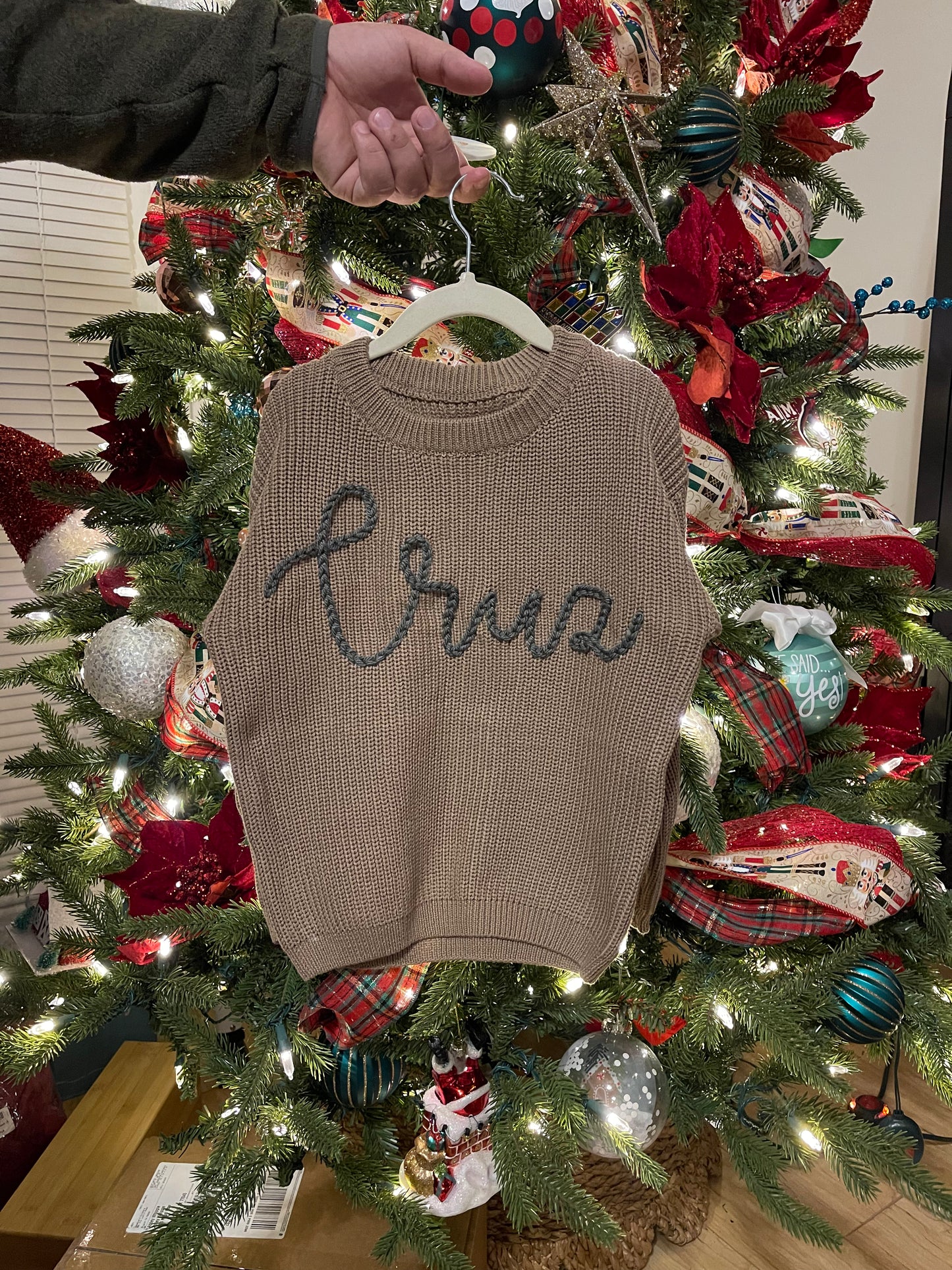 Hand Embroidered Sweater