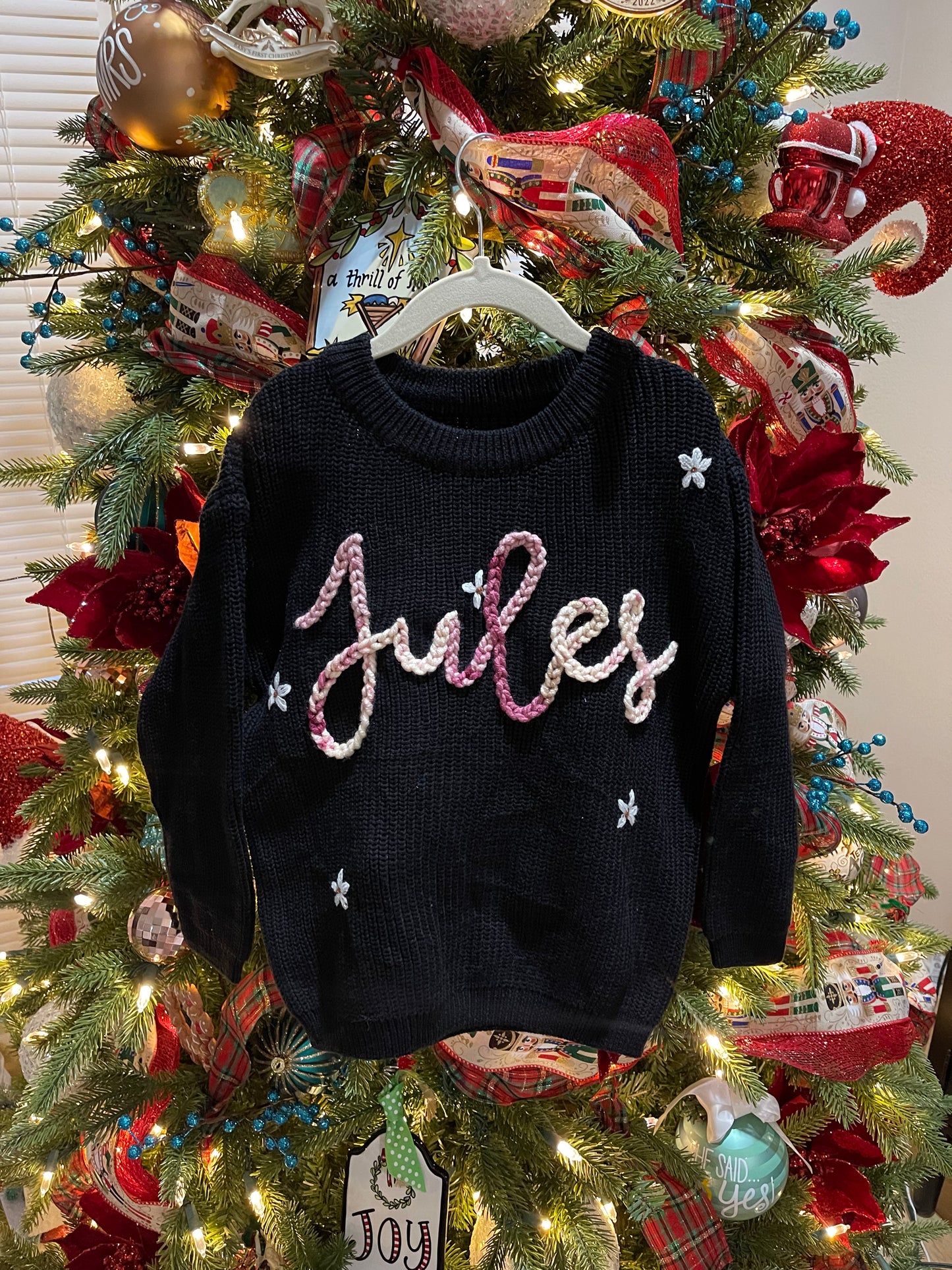 Hand Embroidered Sweater