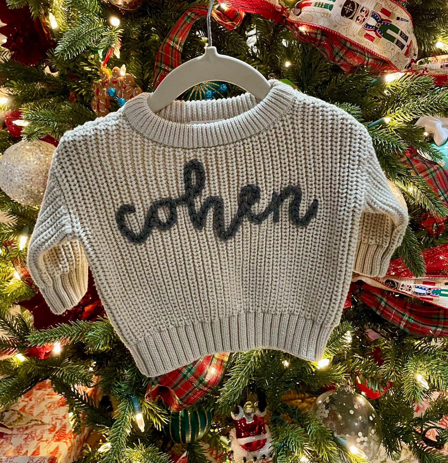 Hand Embroidered Sweater