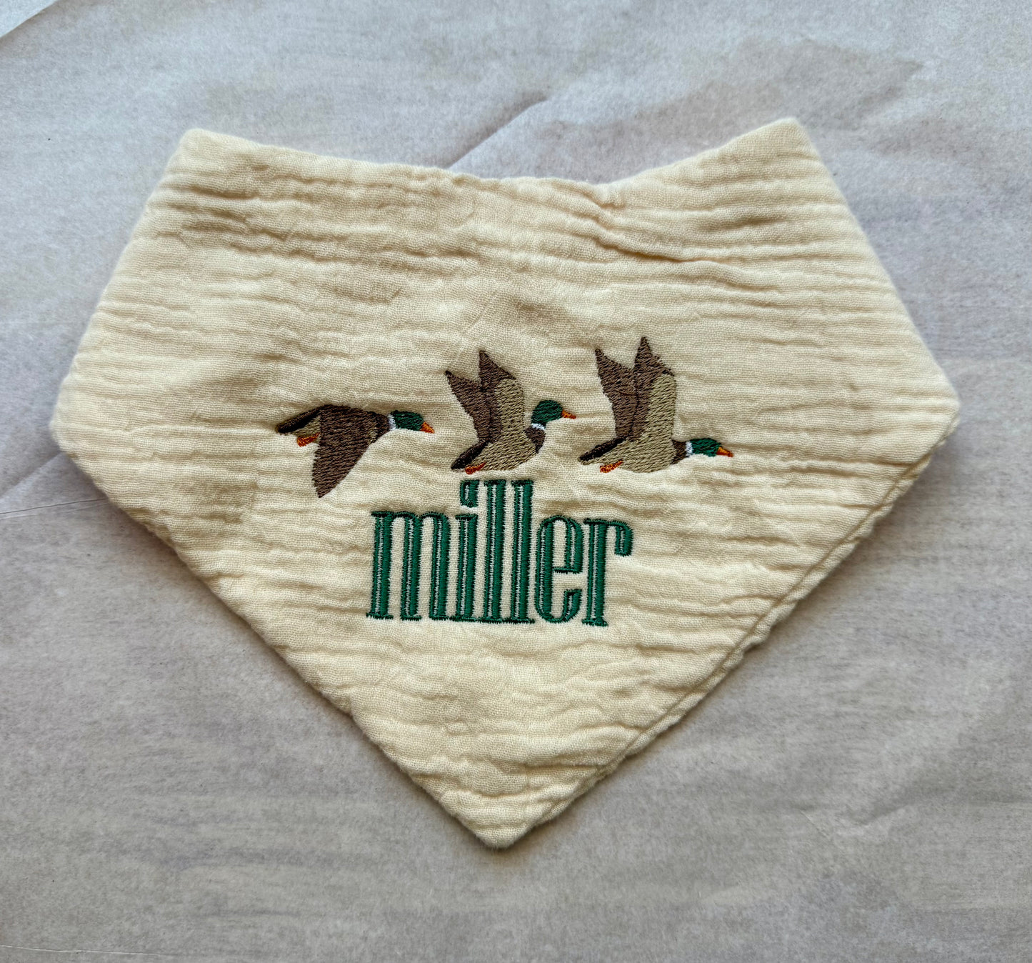 Bandana Bib - Embroidery Included
