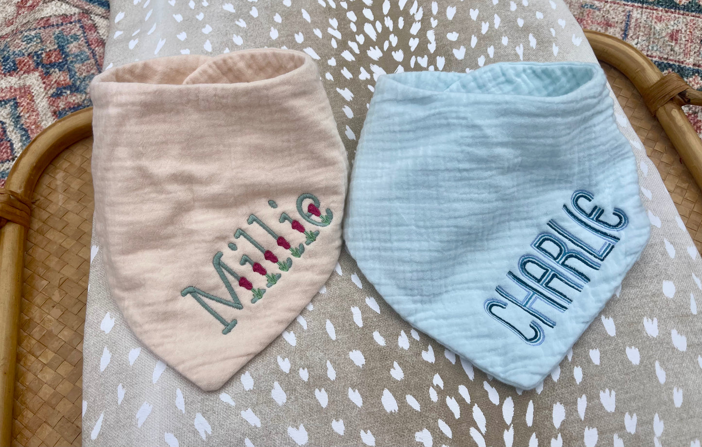 Bandana Bib - Embroidery Included
