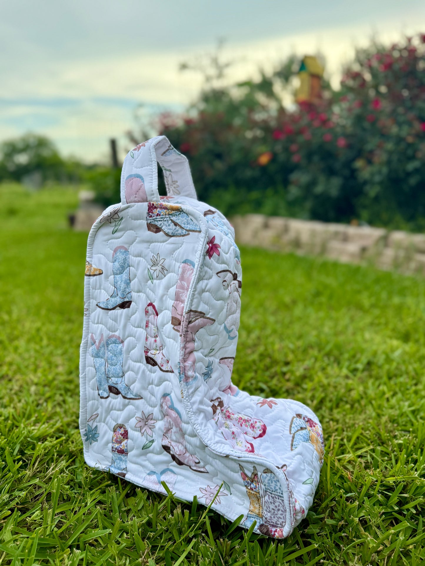 Quilted Boot Bags
