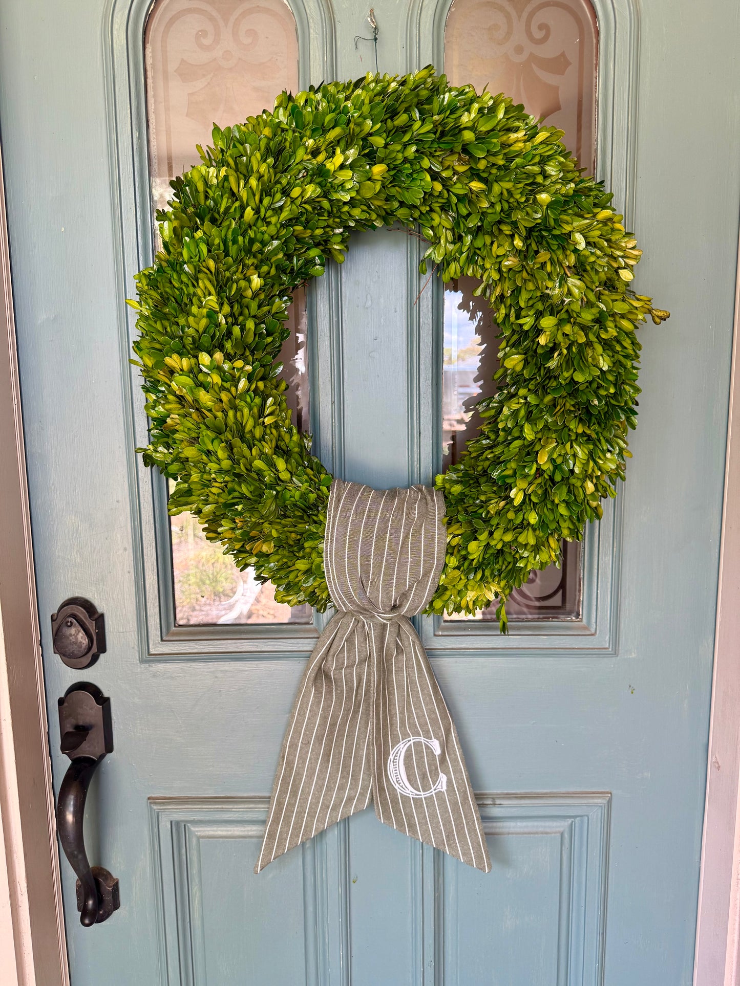 Wreath & Baby Sash