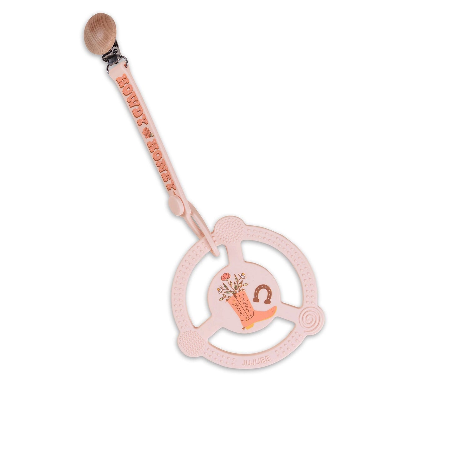 Bloomin' Boot Silicone Teether Ring