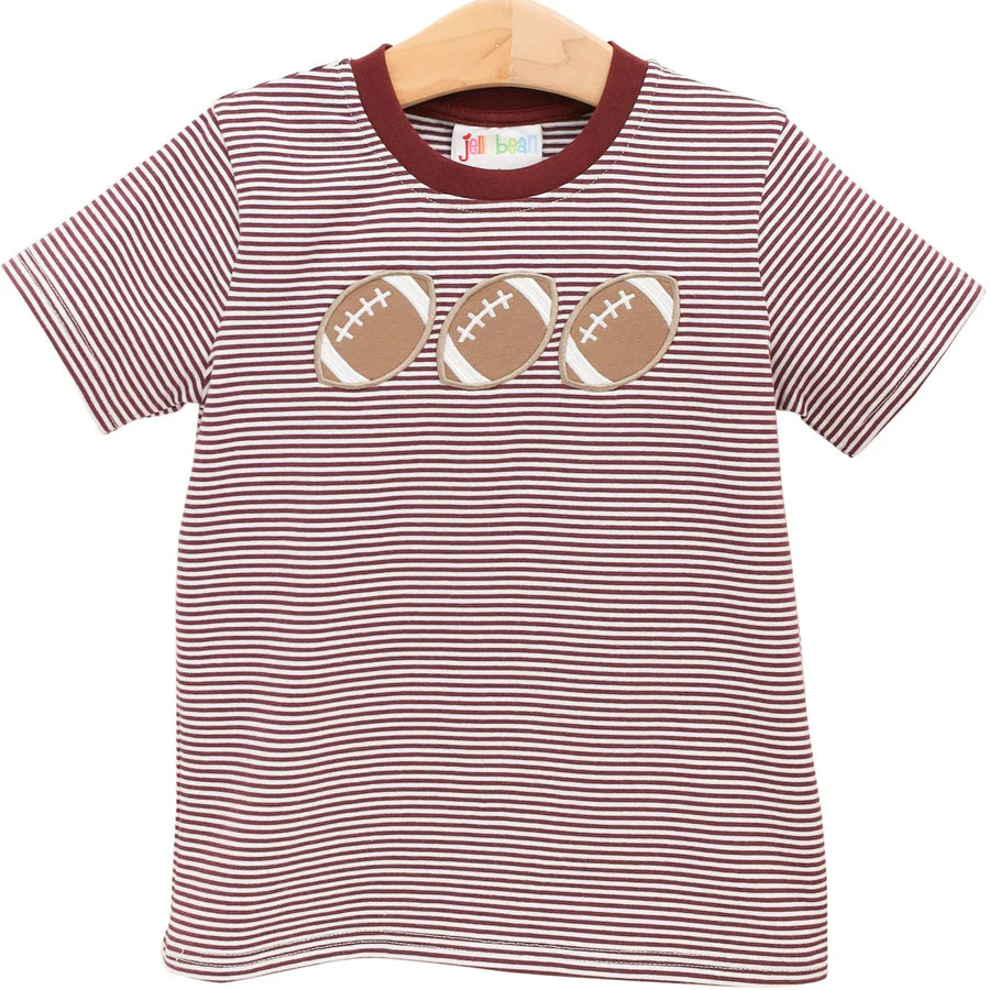 Striped Football T-Shirts