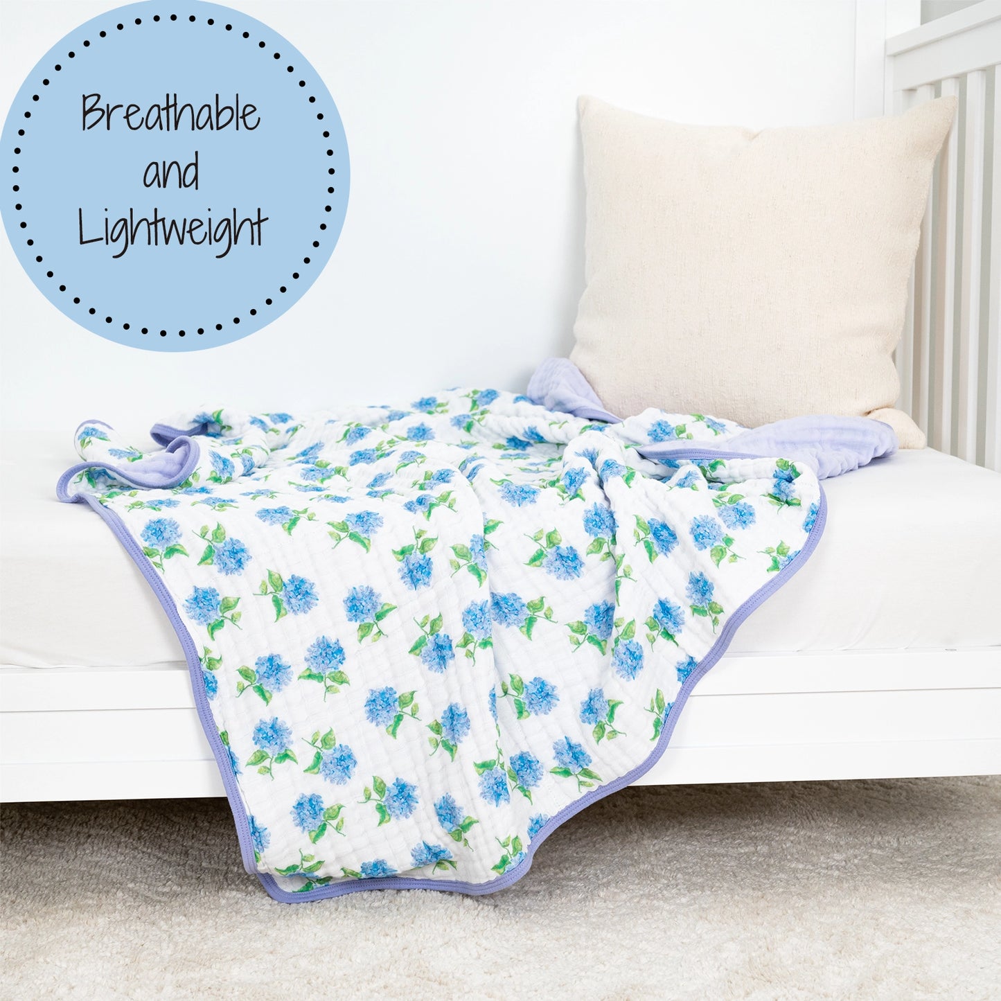 Hydrangea Muslin Quilt