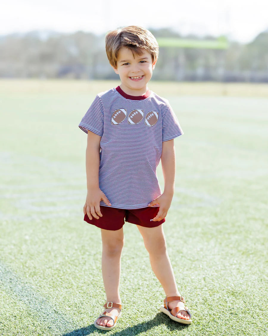 Striped Football T-Shirts
