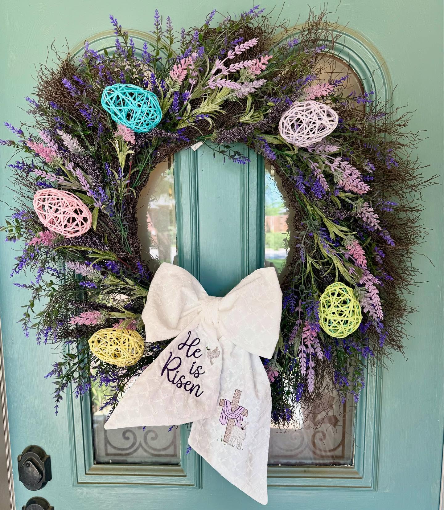 Wreath & Baby Sash