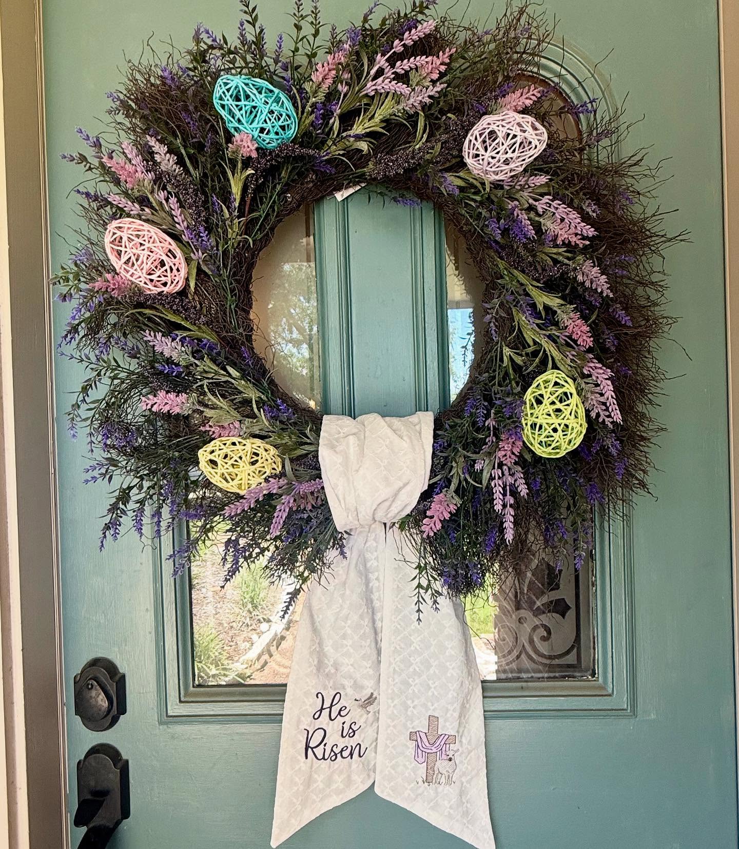 Wreath & Baby Sash