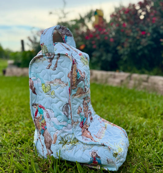 Quilted Boot Bags