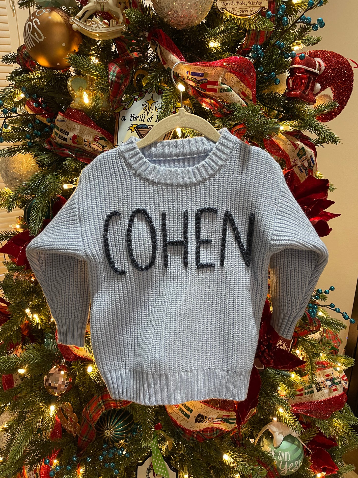 Hand Embroidered Sweater