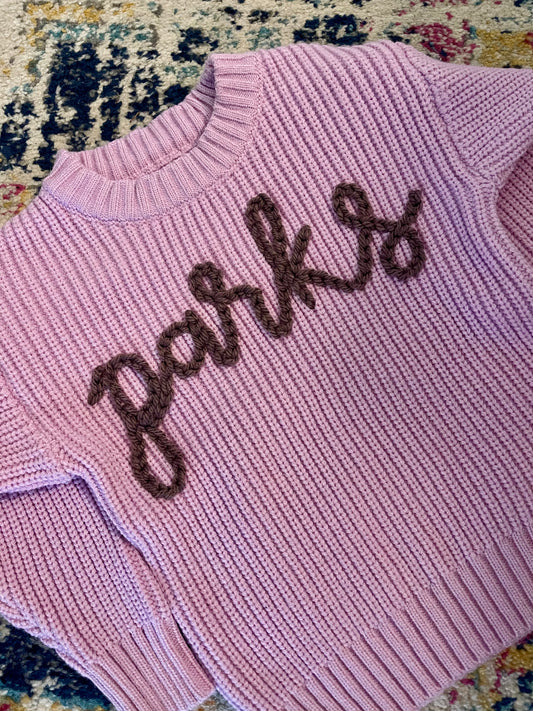 Hand Embroidered Sweater