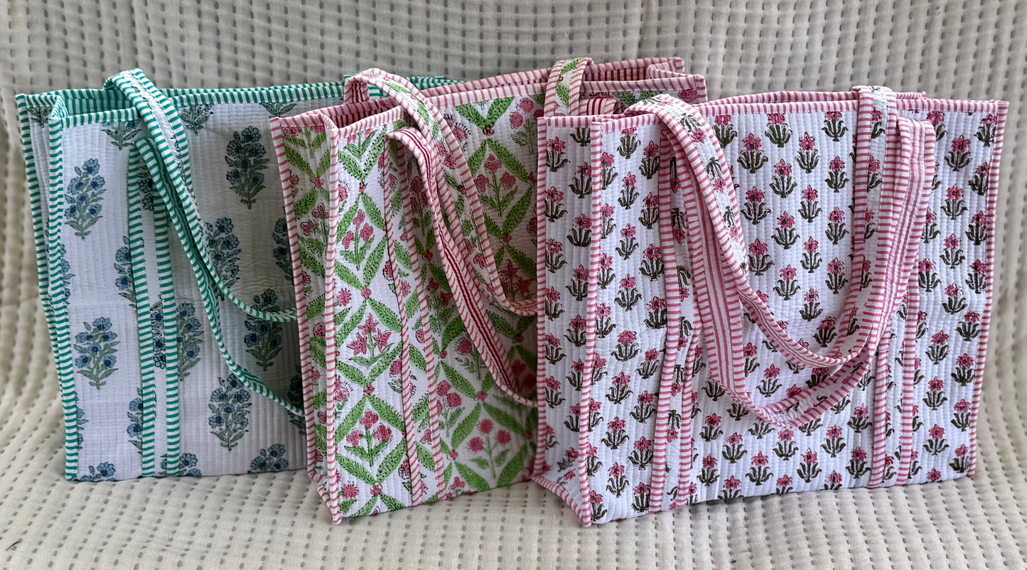 Quilted Tote Bag