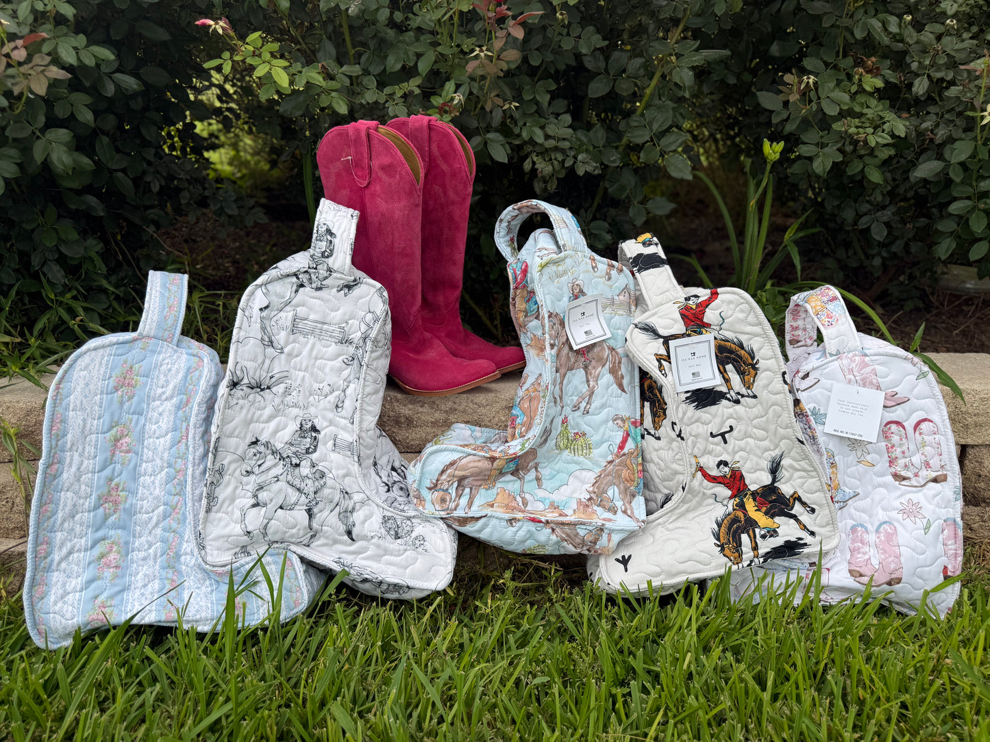 Quilted Boot Bags