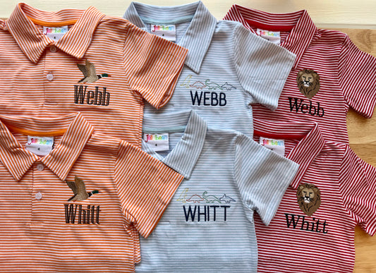Striped Polos