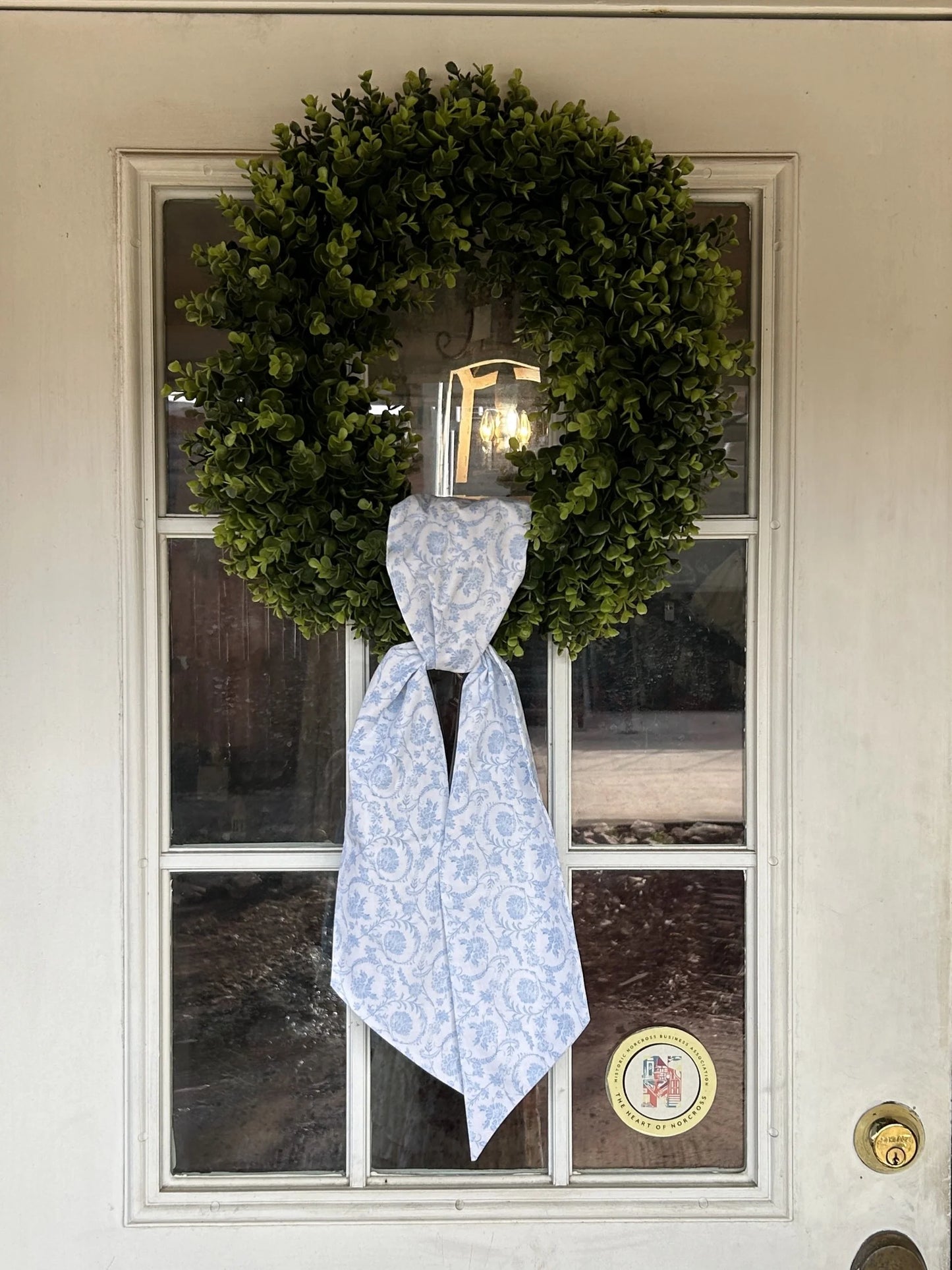 Wreath & Baby Sash