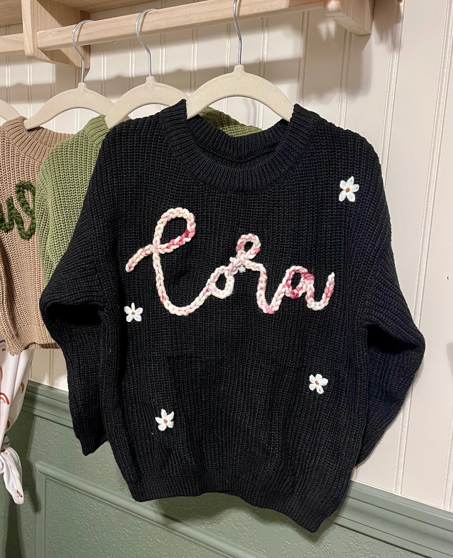 Hand Embroidered Sweater