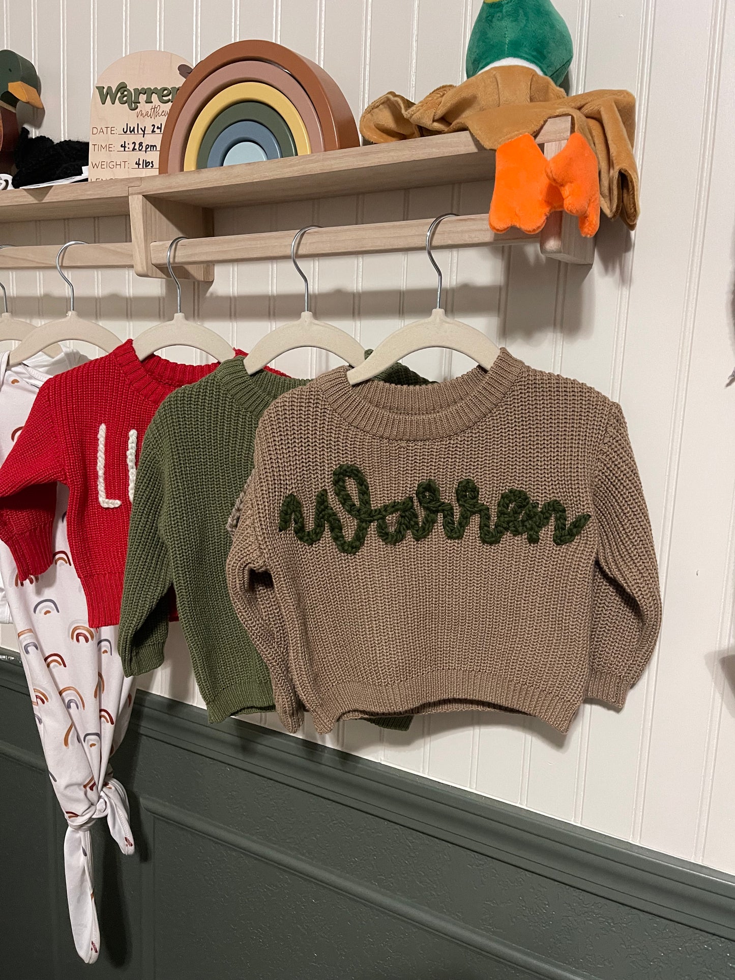 Hand Embroidered Sweater