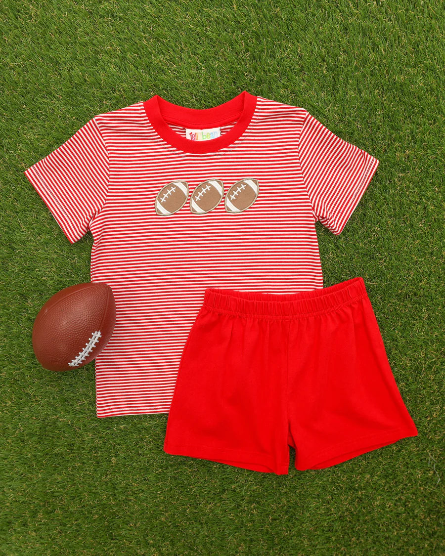 Striped Football T-Shirts