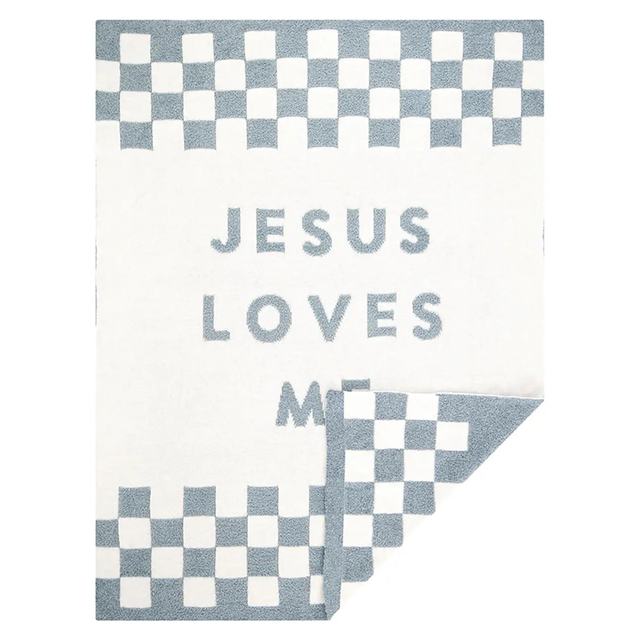 Jesus Loves Me Plush Blanket